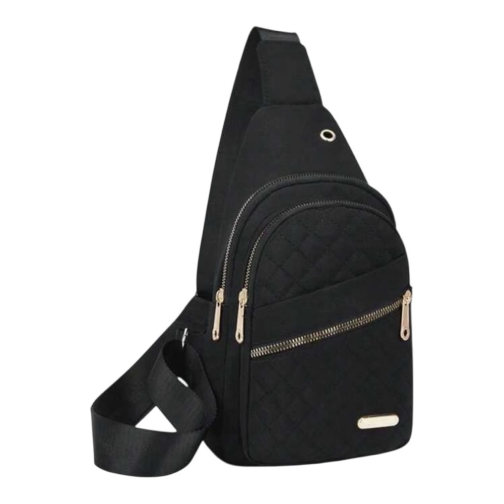 PRICE IS FIRM - Chic Quilted Black Crossbody Bag - Picture 3 of 3